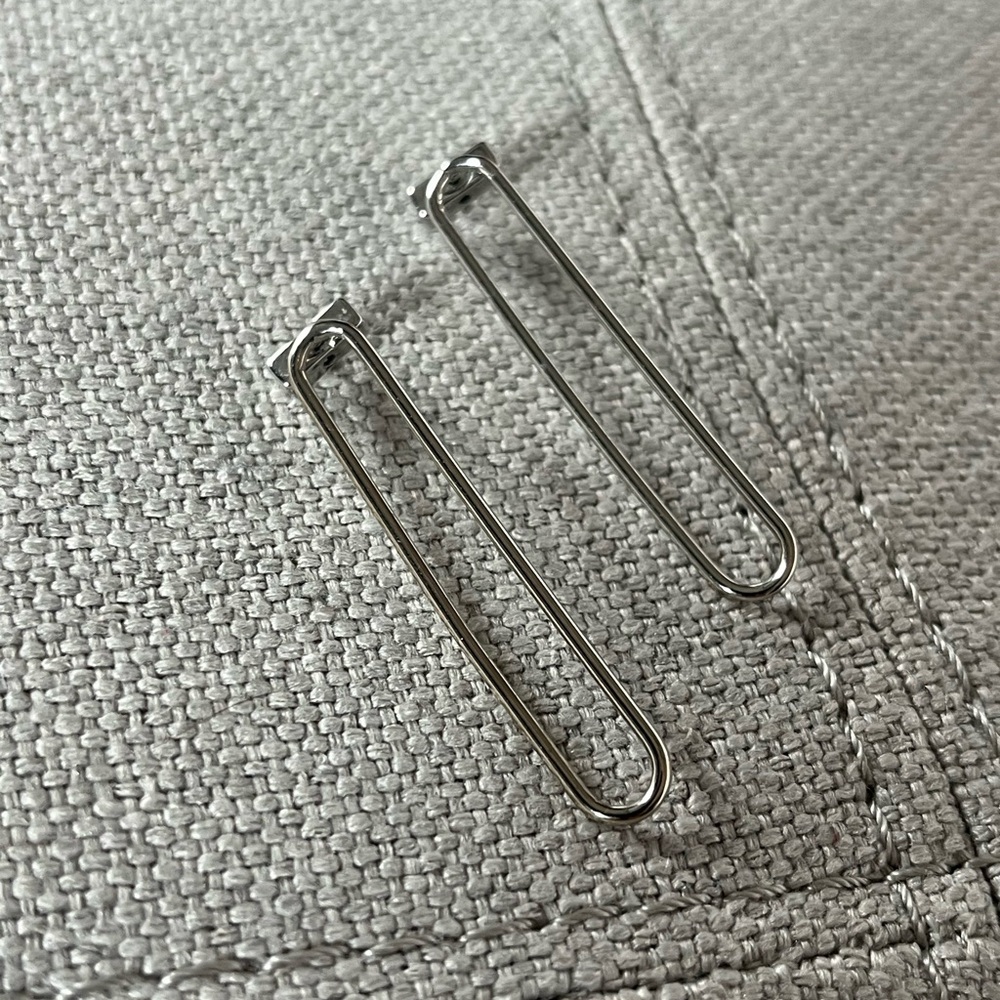 All Saints Silver Earrings